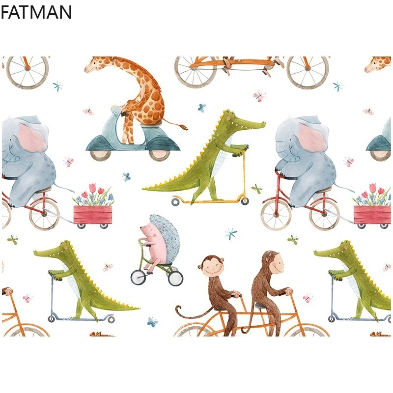 3d обои FATMAN для детской комнаты с милым динозавром, настенное покрытие для спальни, мальчиков и девочек, детский сад, Прямая поставка (art.: 3920babc9ef33) - 3920babc9ef33