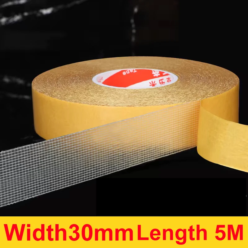 

Прочная двухсторонняя тканевая лента, полупрозрачная сетчатая лента, водонепроницаемая, суперфиксация, бесследный клей для ковров высокой вязкости