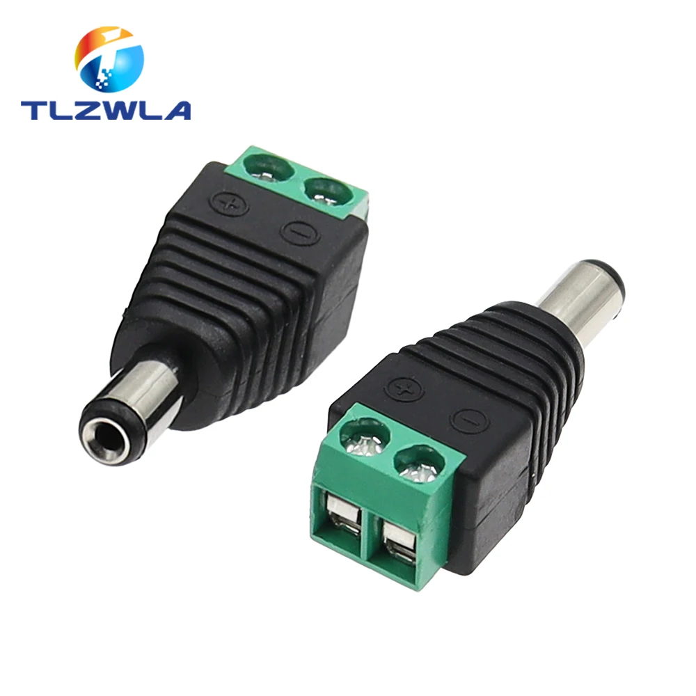 

5 шт. Разъем питания TLZWLA CCTV 12В 2.1x5.5 мм