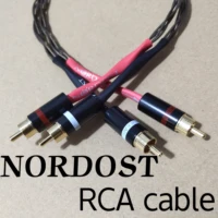 nordost odin siver plated rca jack cable hifi av audio cable tv dvd amplifier audiophile grade interconnection wire