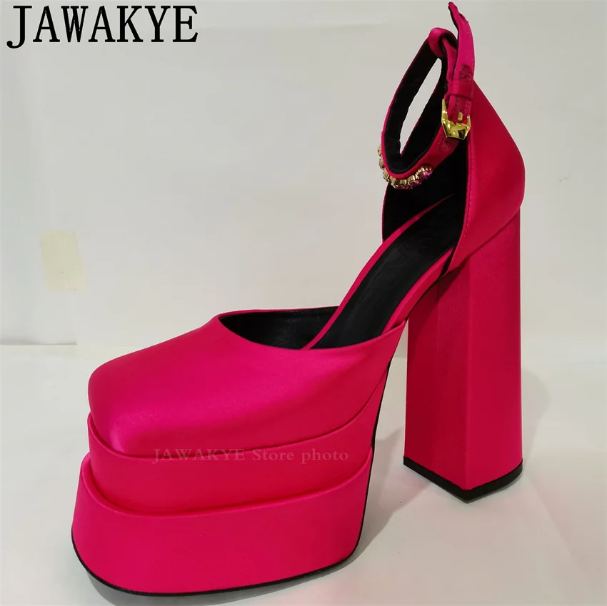 

Thick sole Super High Heel Rome Sandals Women Hot Sale Fashion Week Platform Wedding Shoes Summer Bride Party Shoes Female