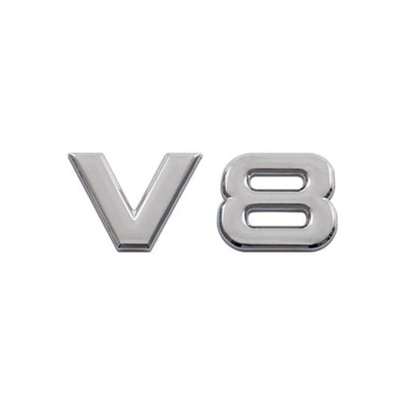 

Эмблема V8, металлическая наклейка, значок на крыло для V8, гоночная эмблема, авто для автомобиля, мотоцикла, грузовика, внедорожника