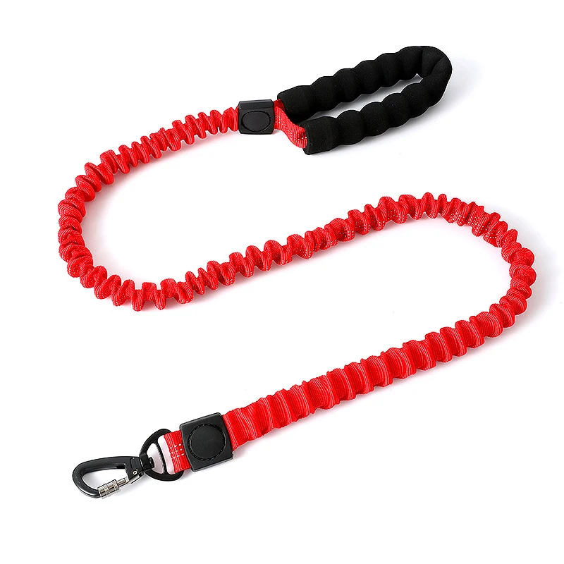 

Светоотражающий Поводок для собак, короткий поводок для прогулок с собаками, эластичный, взрывозащищенный, аксессуары для домашних животны...