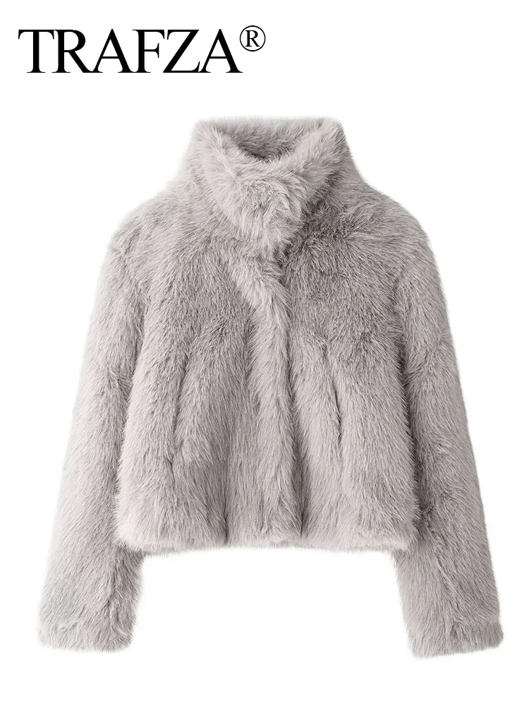 Женская зимняя куртка из искусственного меха