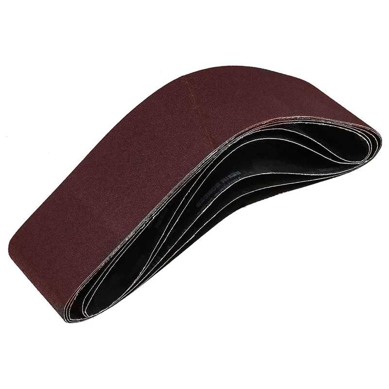 

Hot-10Pcs Aluminum Oxide Sanding Belts 60/80/120/180/240 Grit Sandpaper 100X915mm For Belt Sander Polishing Grinding
