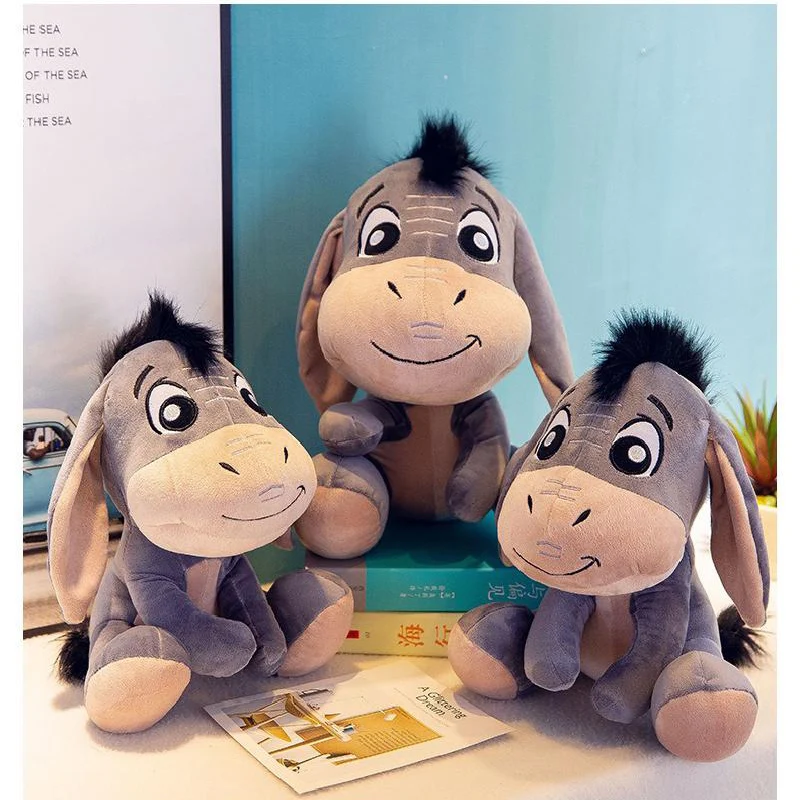 

28-38cm Disney Cartoon Gray Eeyore Donkey Animal Soft Plush Toy Doll Pillow Birthday Gift Children's Toys Decorative Items
