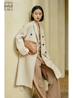 ZIQIAO кашемировое пальто для женщин