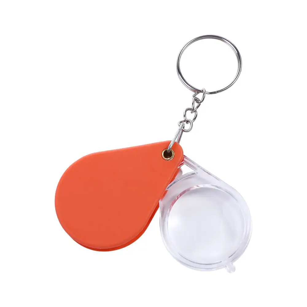 

Лупа 10x пластиковая оранжевая