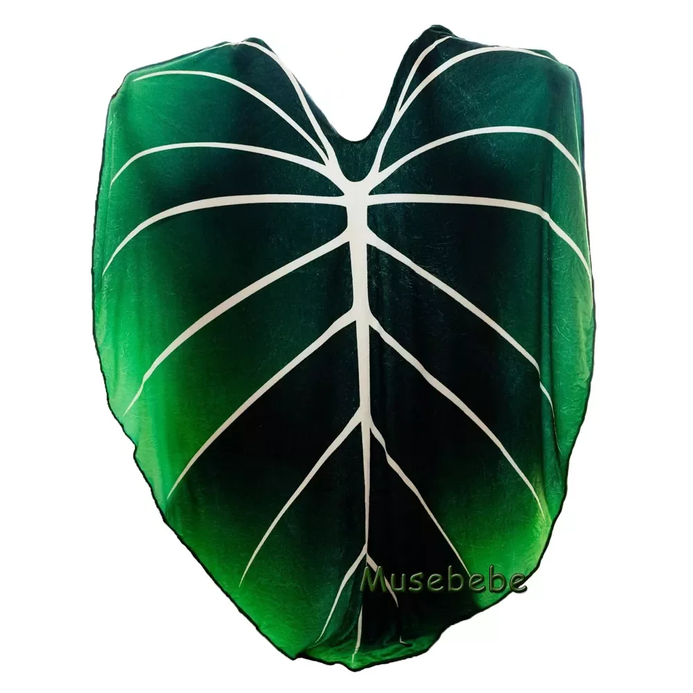 

Super Soft Philodendron Gloriosum Printed Green Leaves Giant Blanket Fleece Cozy Leaf Blanket