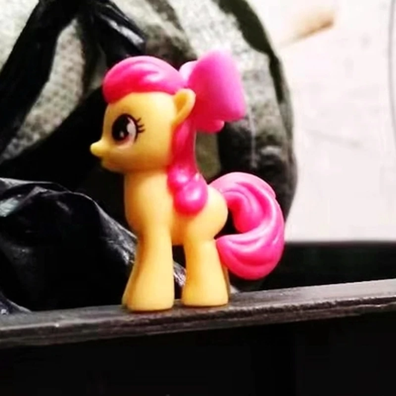 Милая экшн-фигурка My Little Pony детские игрушки Мерцающая кукла с радостью милые