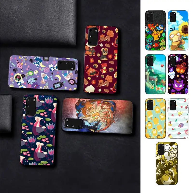

Bandai Pokemon Phone Case for Samsung S10 21 20 9 8 plus lite S20 UlTRA 7edge