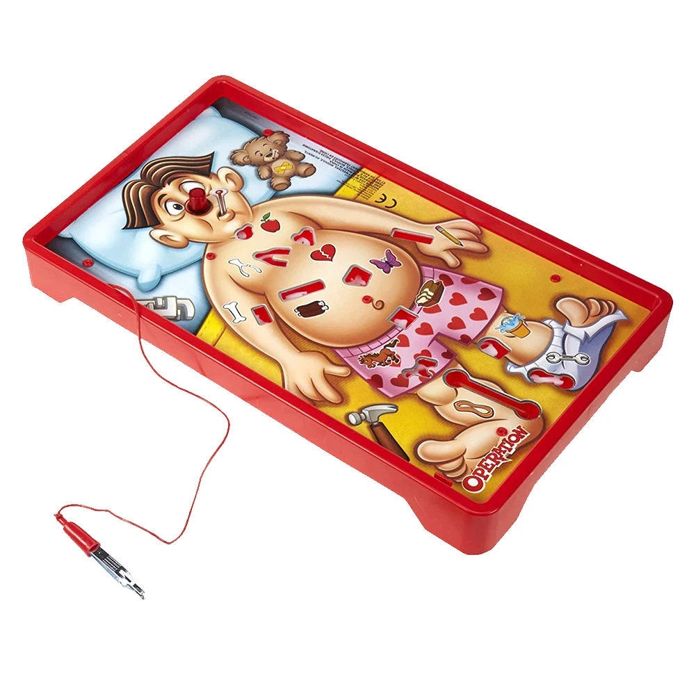 

Plastic Interactive Toy Operation Game Funny With Sound Early Learning Table Entertainment Doctor Pretend Battery Powered Board