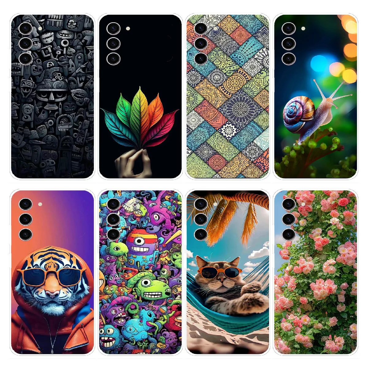 Чехол для Samsung S23 Ultra 5G прозрачный мягкий бампер из ТПУ силиконовый чехол телефона