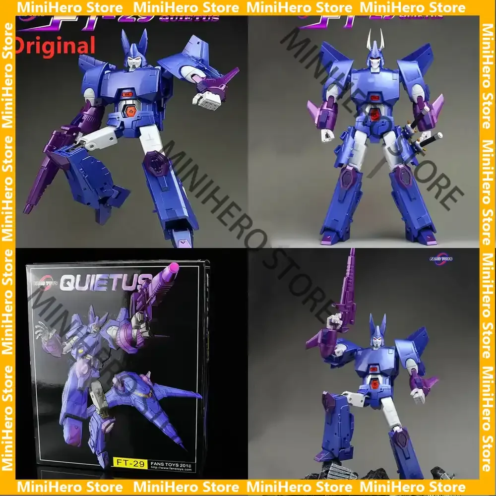Фото В наличии Оригинальная фигурка робота FansToys FT29 Cyclonus Quietus 1100 Мп из ABS и ПВХ для демонстрации №1