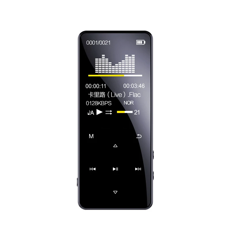 

2023 New Arrivals MP3 A6 Student Player MP4 Card Insert Touch Key Bluetooth External Mini Walkman Music Player Voice recorder