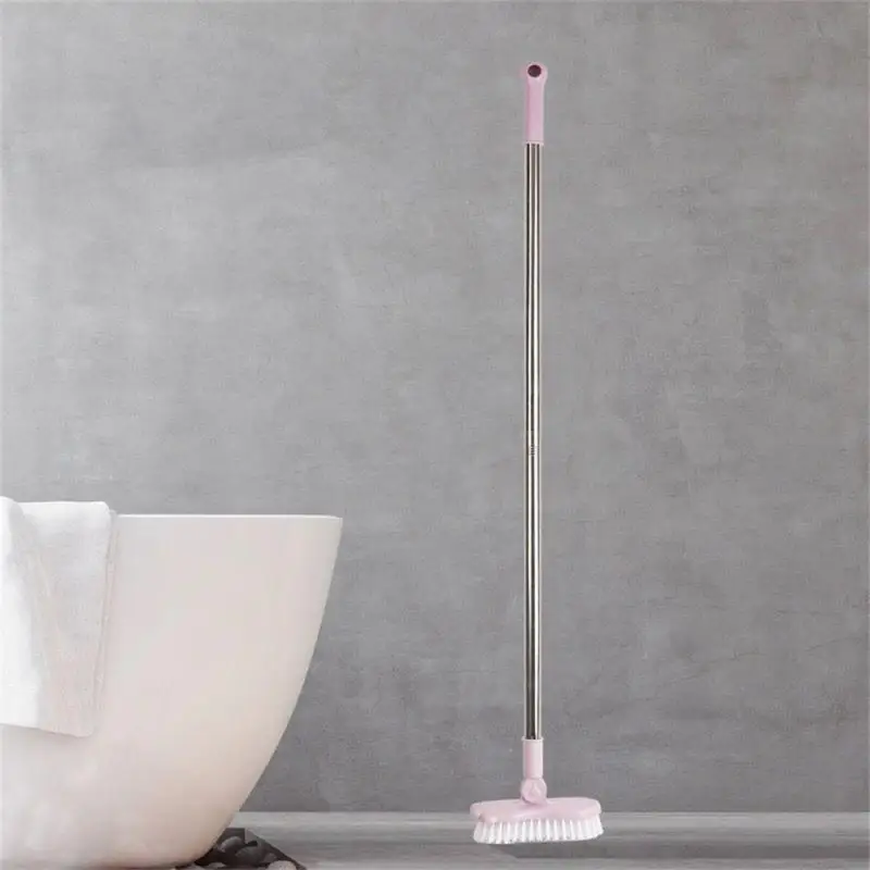 

Add Liquid Function Long Handle Cleaning Brushes Adjustable Design Removable Brush Head Cleaning Brush Durable Bristles Bathroom