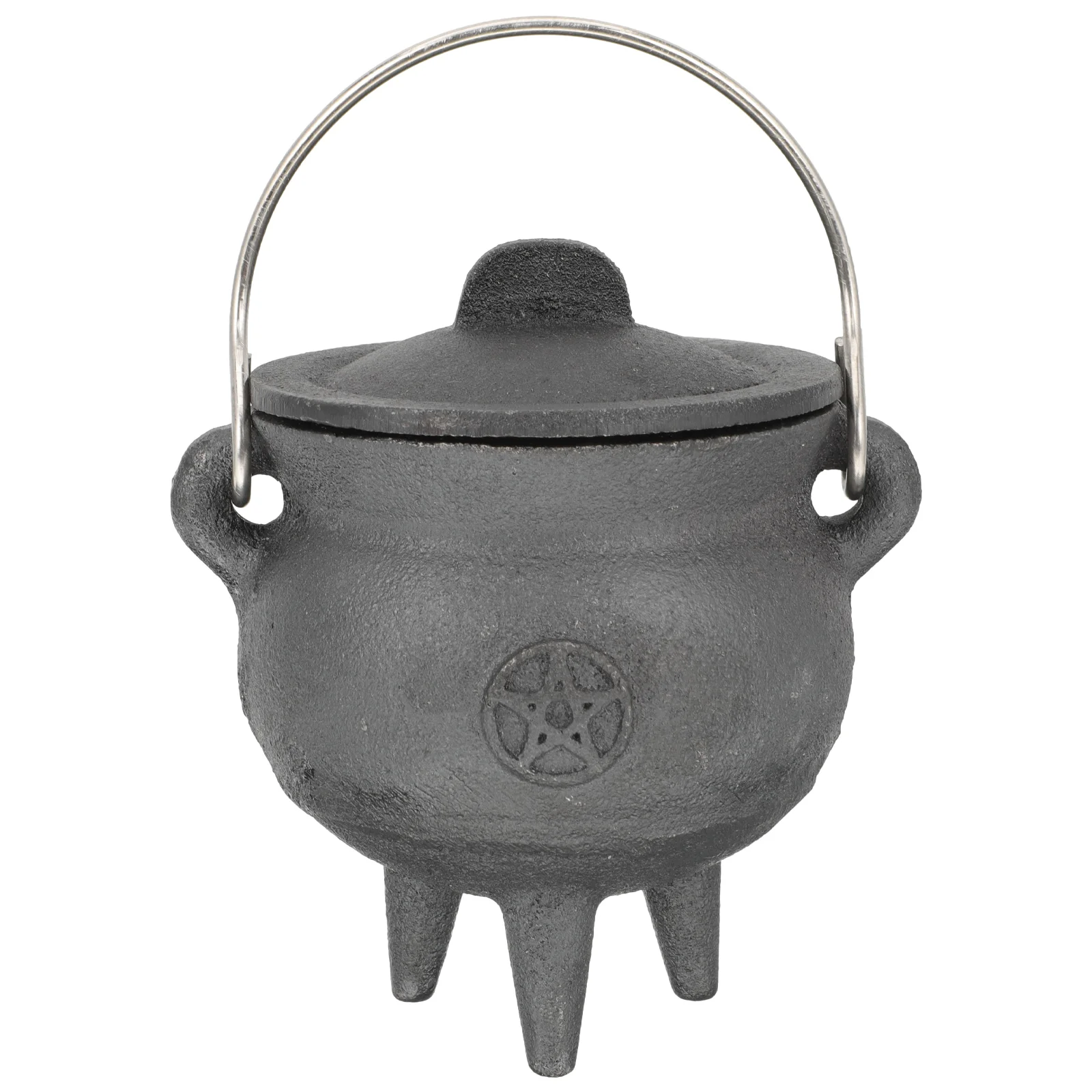 

Witch's Cauldron Small Pot Party Tricky Halloween Decorations Religion Ornament Vintage Candy Adornment Iron Handicraft