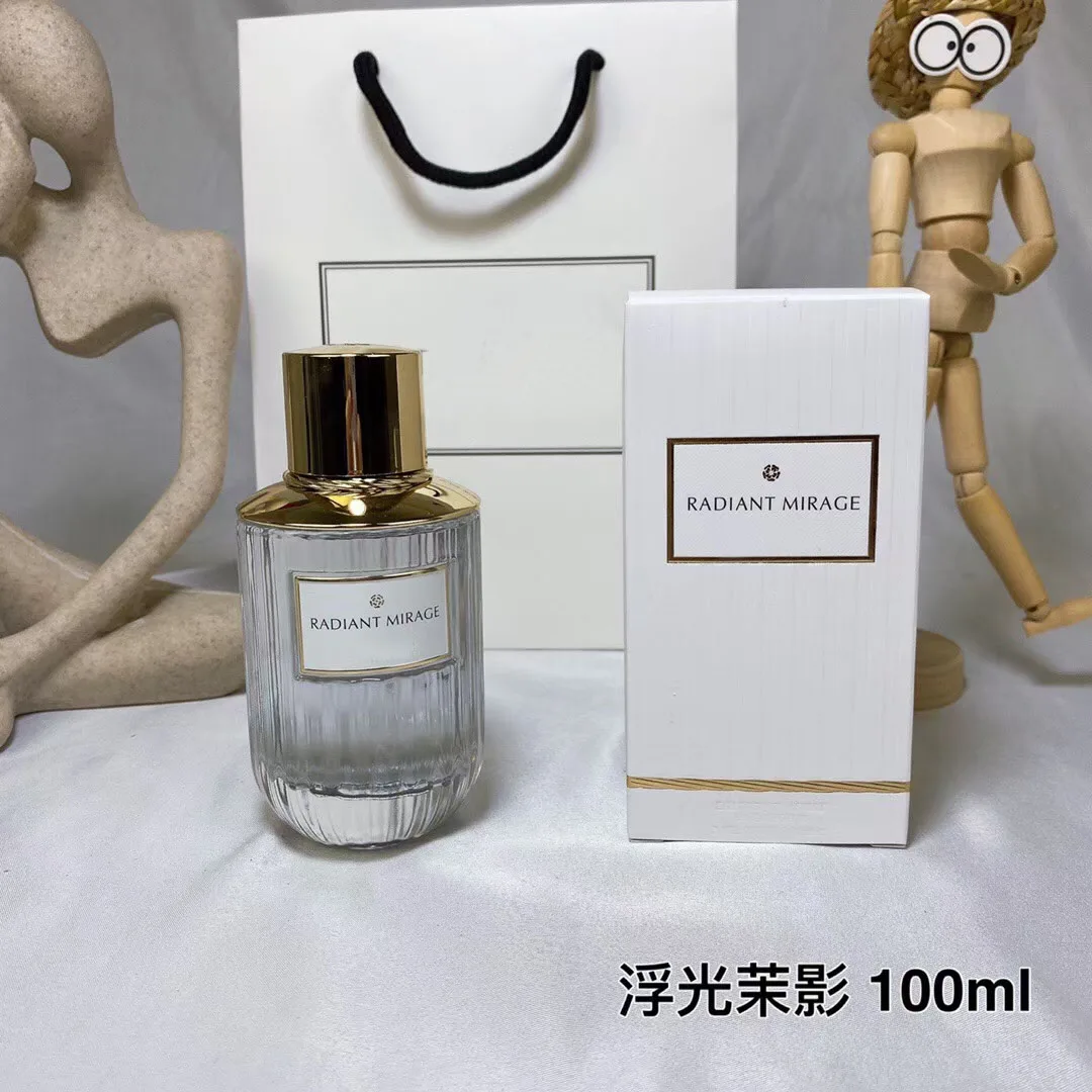 

ET High quality brand women perfume radiant mirage long lasting natural taste with atomizer parfum female for men fragrances