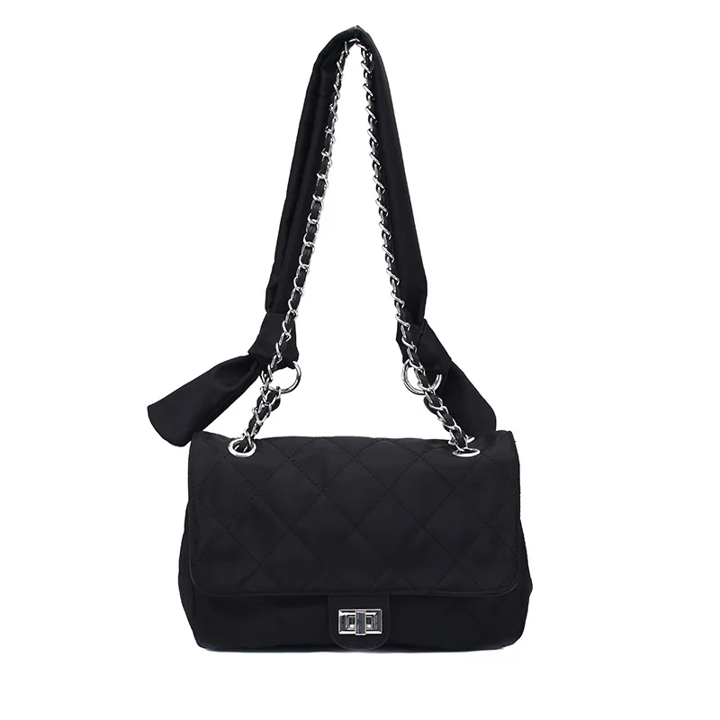 

Small sweet wind wandering female bag 2020 new tide web celebrity nylon ling chain joker high-capacity package