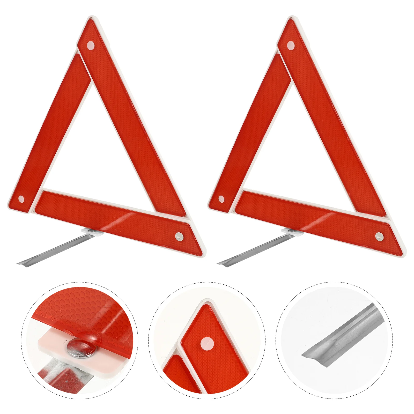 

Warning Triangle Car Safety Auto Sign Road Kit Tripod Emergency Triangles Roadside Reflective Signs Approved Dot Reflector