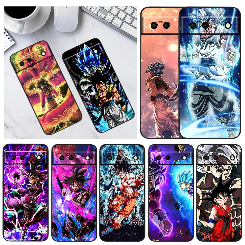 G-Goku D-Dragon Ball Z Art Phone Case For Google Pixel 7 6 Pro 6A 5A 5 4 4A XL 5G Black Shell Soft Cover Fundas Coque Capa