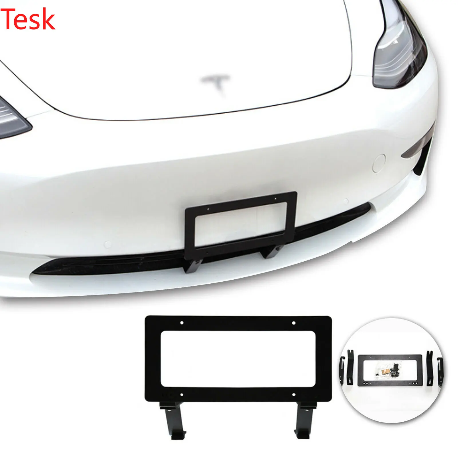 

2019-2023 Tesla model 3/Y license plate holder without front license plate holder American-style license plate bracket