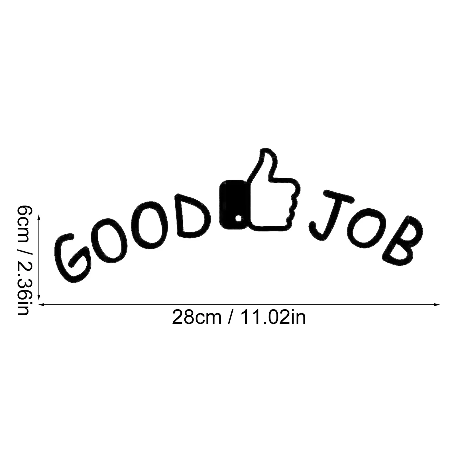 Веселая наклейка s вау симпатичный петух надпись Good work Наклейка на стену окно
