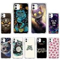 cover cheshire cat alice in wonderland sale for iphone 10 11 12 13 mini pro 4s 5s se 5c 6 6s 7 8 x xr xs plus max 2020