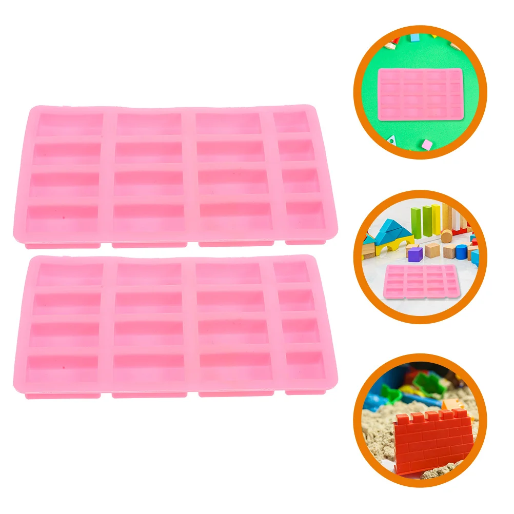 

Mini Brick Mold Wall Bricks Silicone Sand Table Landscape Building Making DIY Tool Accessories Men