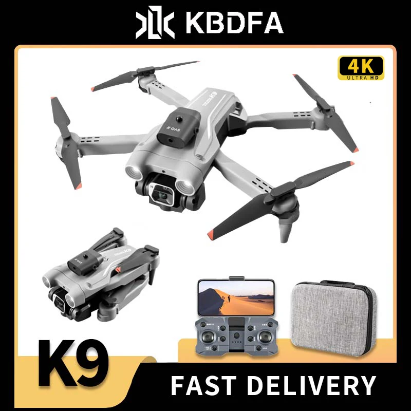 

KBDFA K9 Drone 4K HD Dual Camera Four-Sided Obstacle Avoidance RC Helicopter Optical Flow Professional Foldable Quadcopter Toys