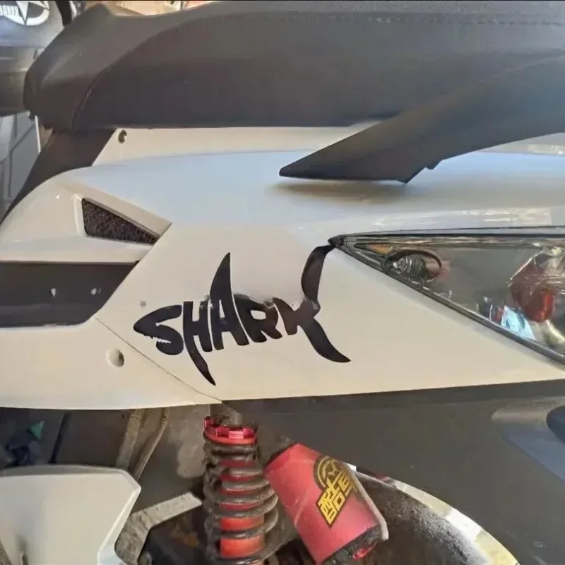 Shark Автомобильная Наклейка Водостойкая Светоотражающая Украшение На Панель Тела