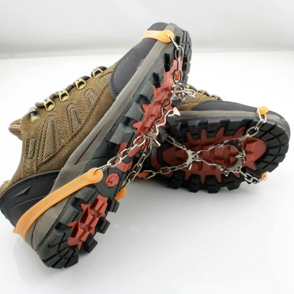 2 шт. ледяные шипы походные цепочки для зимней обуви кошки ботинок аксессуары