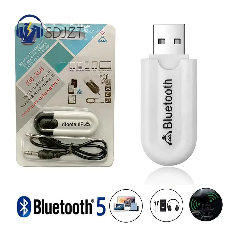 

Беспроводной Bluetooth-адаптер AMP USB-адаптер для iPhone, Android, компьютера, ПК, автомобильного динамика, 3,5 мм, музыкальный стереоприемник