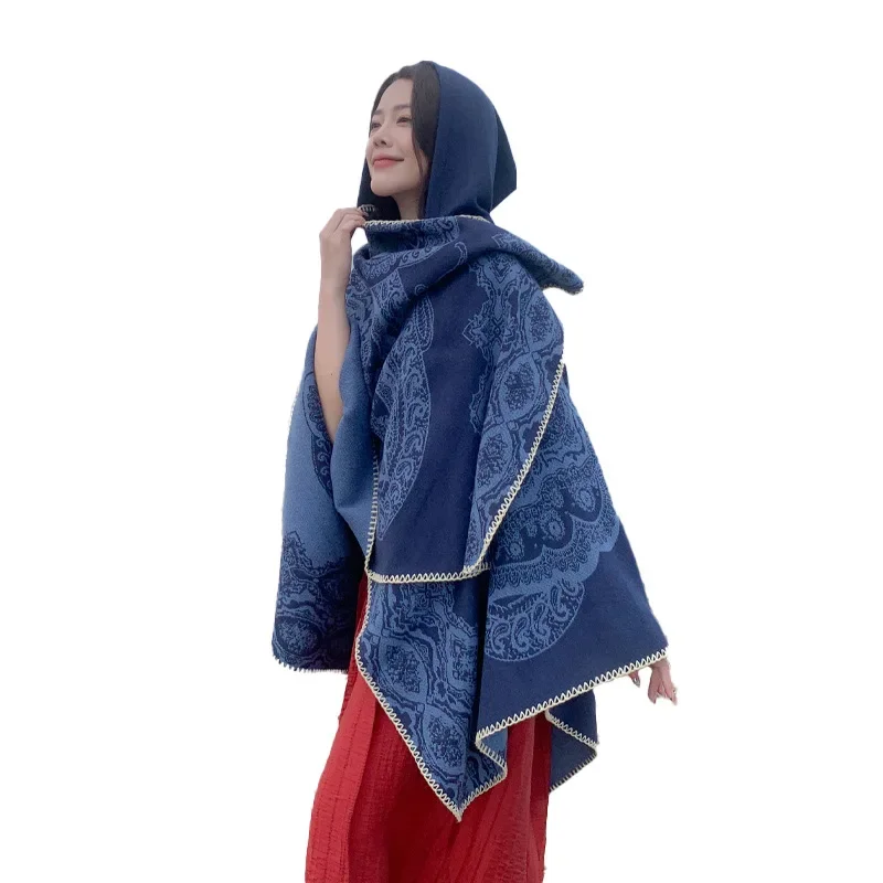 Женская накидка FZSLCYIYI богемный принт