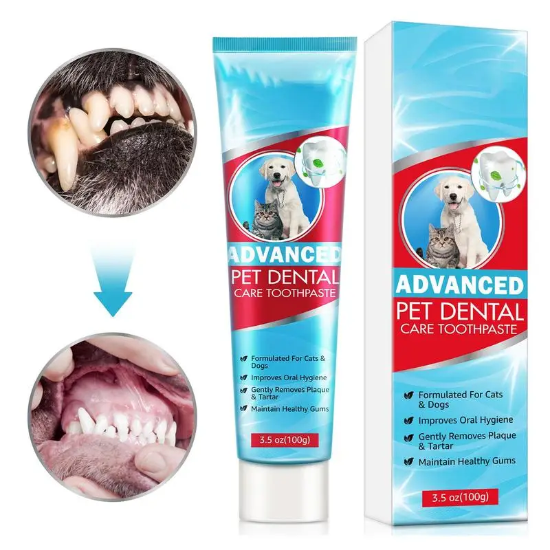 

Зубная паста Canine для домашних животных, уход за полостью рта, мятный гель, 3,5 унции, натуральная профессиональная зубная паста для чистки кошачьих зубов, собак, щенков, кошек