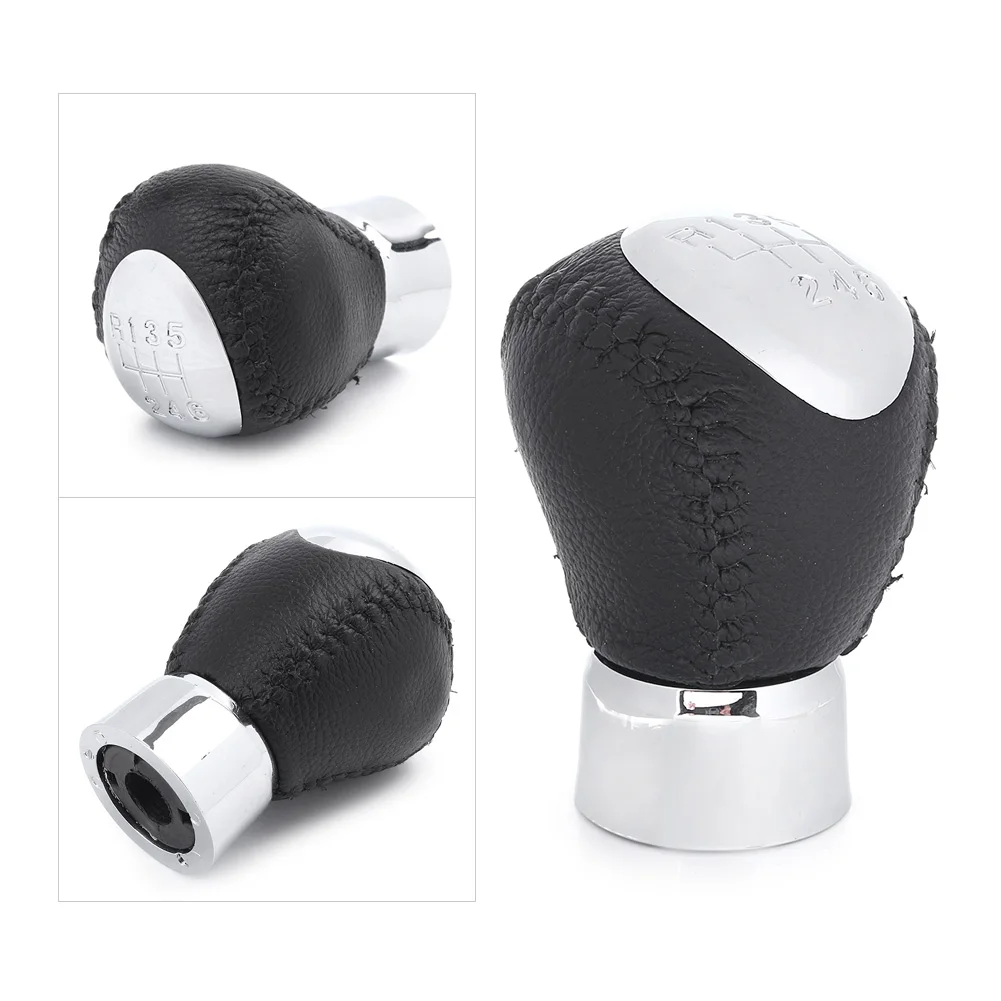 6-скоростная ручка переключения передач из натуральной кожи для Mazda 3 5 6 Axela Cx-5 2016