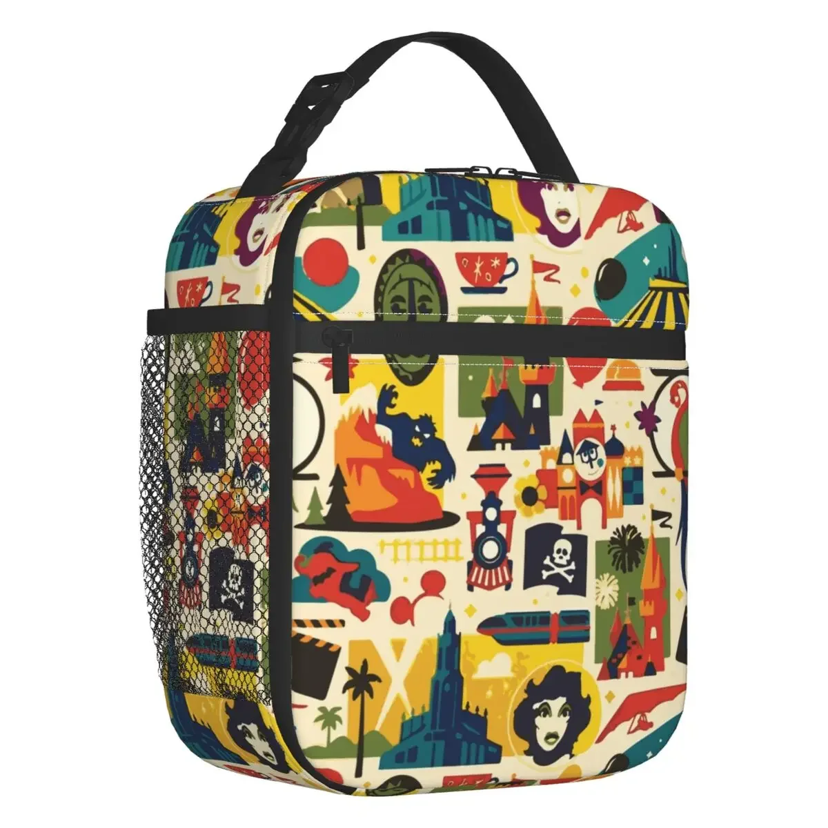 

Термоизолированные ланч-пакеты с волшебным рисунком, Женский Портативный Ланч-контейнер с привидениями в уличном доме с привидениями для пикника