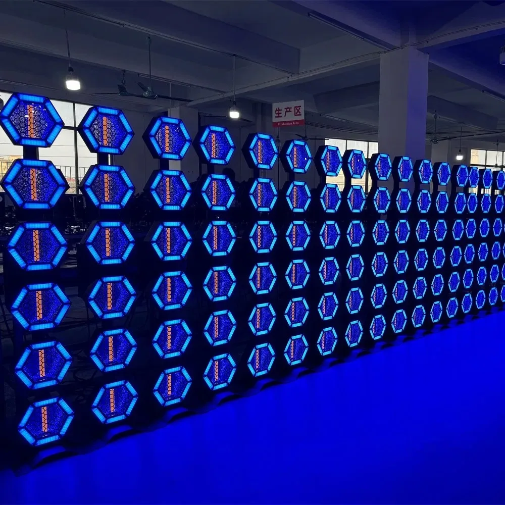 6X60W светодиодный ретро-светильник для сцены, вспомогательная световая панель RGB (art.: 3920d14cd592b) - 3920d14cd592b