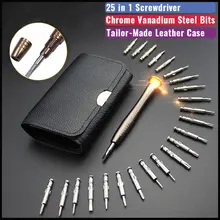 Mini cacciavite di precisione Set 25 in 1 cacciavite Torx elettronico apertura Kit di strumenti di riparazione per iPhone Camera Watch Tablet PC