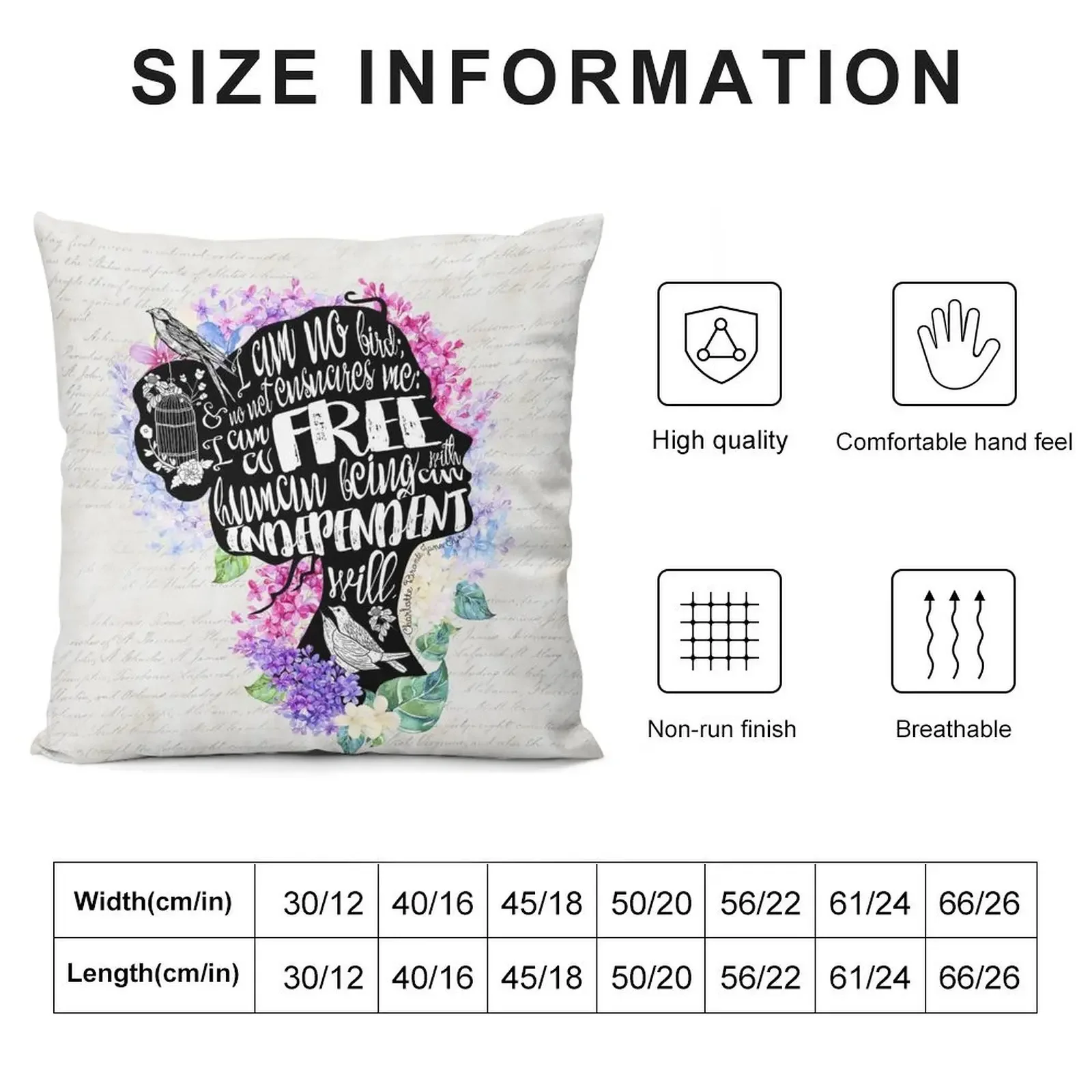 Джейн Эйр-без птицы декоративная подушка чехлы для диванов подушки детей