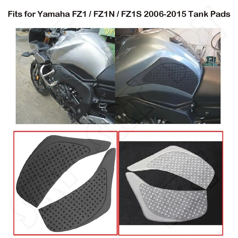 Fits for Yamaha FZ1 Fazer FZ1N FZ1S FZ-1 FZ-1N FZ-1S 2006-2015 Motorcycle Tank Pad Side tank Knee Traction Anti Slip Grips Pads