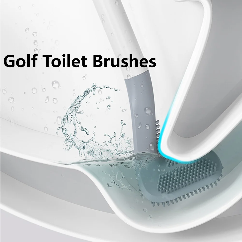 Экологичный Набор Щеток Для Унитаза С Силиконовой Щетиной И Насадкой В Форме