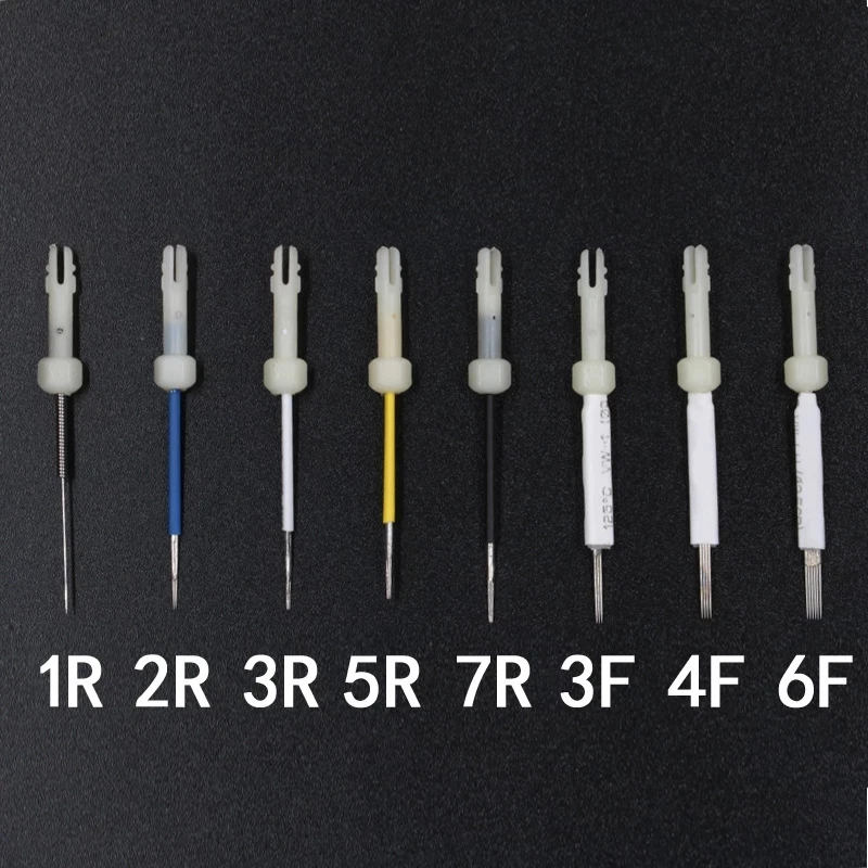 

50pcs Tattoo Needle for Original USA Mosaic Tattoo Machine #1R 2R 5R 7R 3F 4F 6F Work for Permanent Makeup Eyebrow & Lip Tattoo
