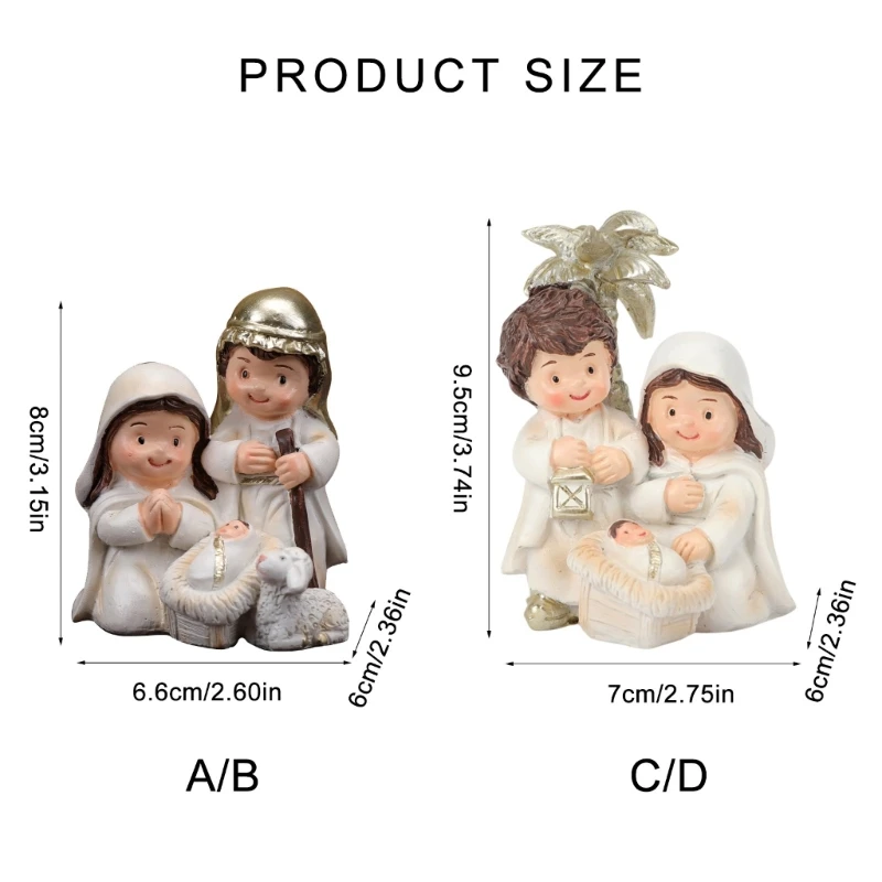 Художественная рождественская фигурка католические фигурки из смолы улучшающие