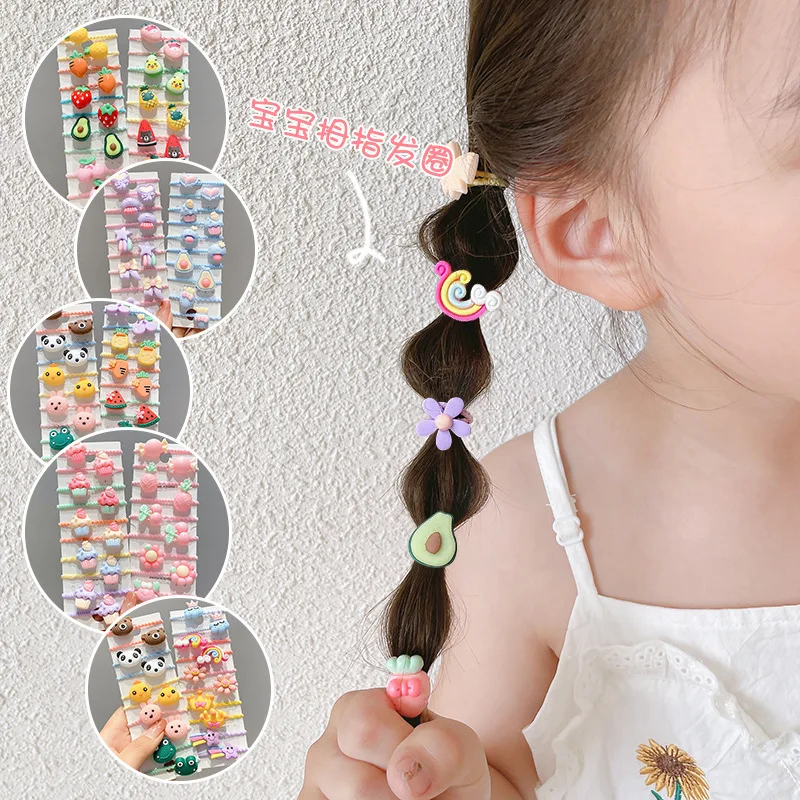 

Hair Accessories Girls Band Para El Cabello Elastique Cheveux Fille Headbands Cute Haar Elastiekjes Scrunchies Kids Haargummi