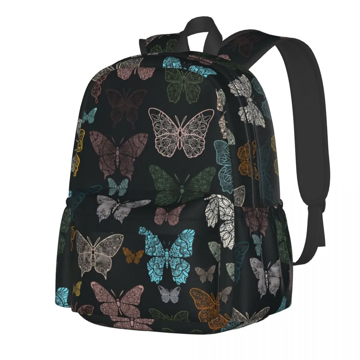 

Mandala Butterfly Backpack Cute Animal Travel Backpacks Girl Fashion School Bags Colorful Print Rucksack