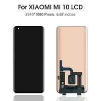6 67100 tested original lcd for xiaomi mi 10 mi10 pro m2001j2gm2001j2i lcd display touch screen digitizer assembly with frame