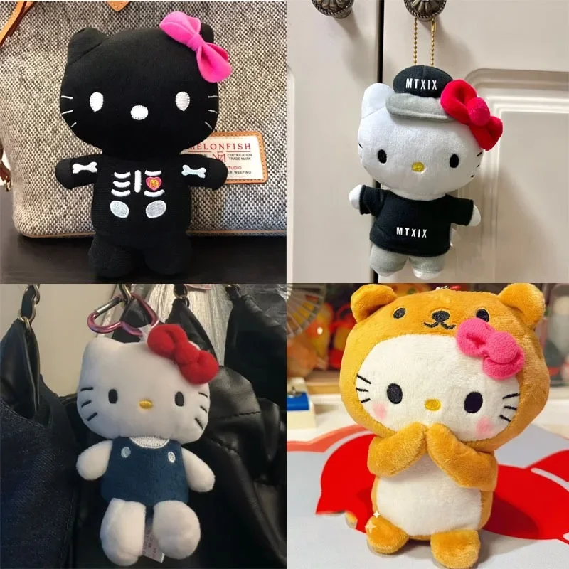 

Sanrio Hello Kitty Pendant Doll Jewelry Plush Toy Key Chain New Cute Cartoon Anime Creative Bag Charm Accessorie Trinket Gift
