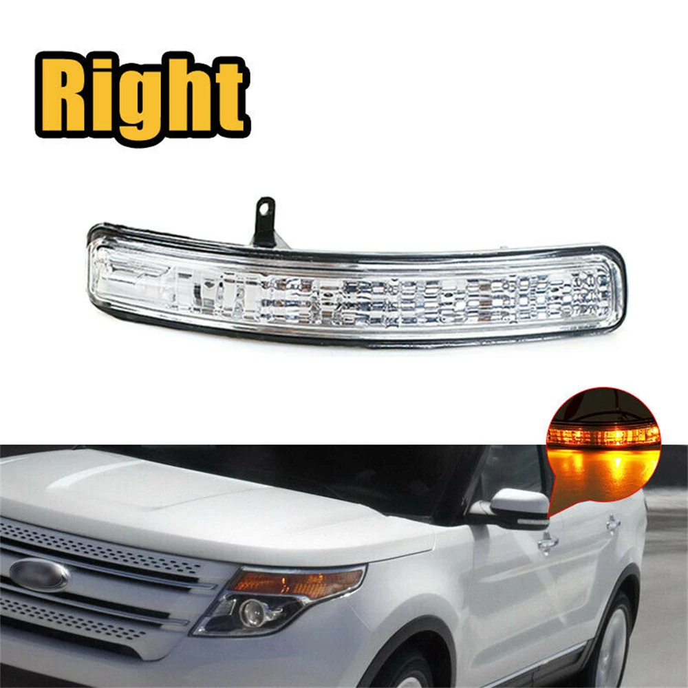 

Turn Signals Light 2011-2015 For Ford Explorer Right passenger Side Mirror Turn Signal Blinker Lamp