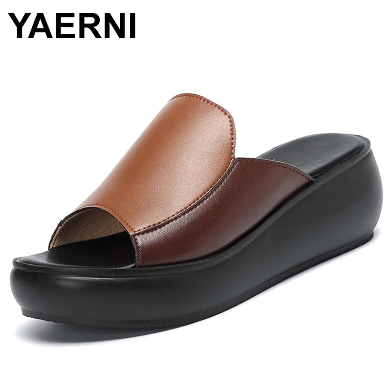 

Шлепанцы женские пляжные на танкетке, сандалии-гладиаторы, повседневная обувь, модные тапочки, лето 2023